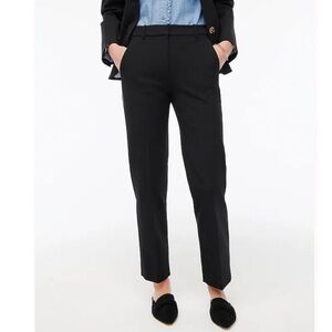 NWT J.Crew Kallie Straight Leg Pant Black Sz 16P